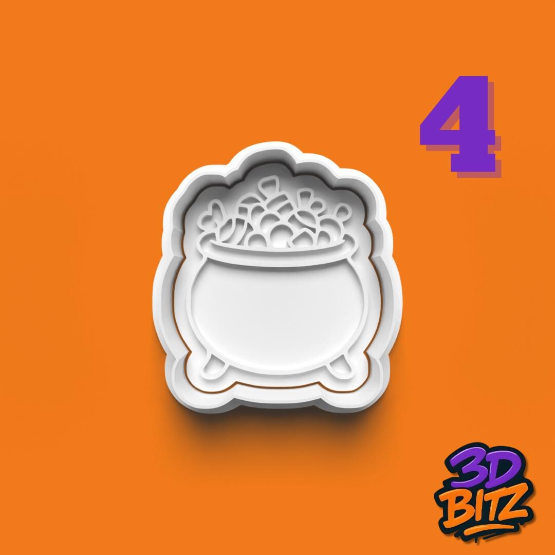 Halloween Cookie Cutter & Embosser Set