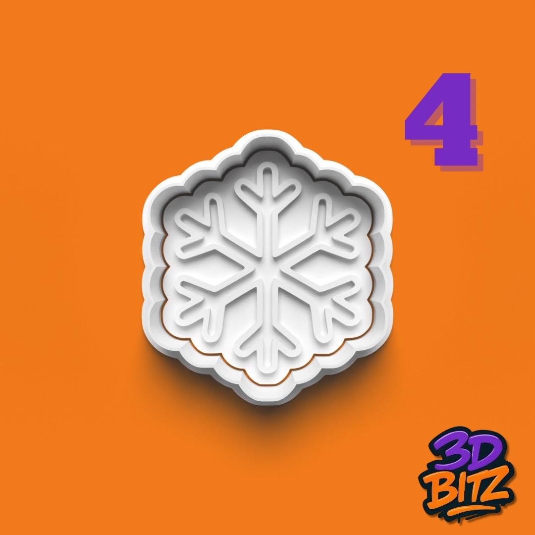 Christmas Cookie Cutter & Embosser Set