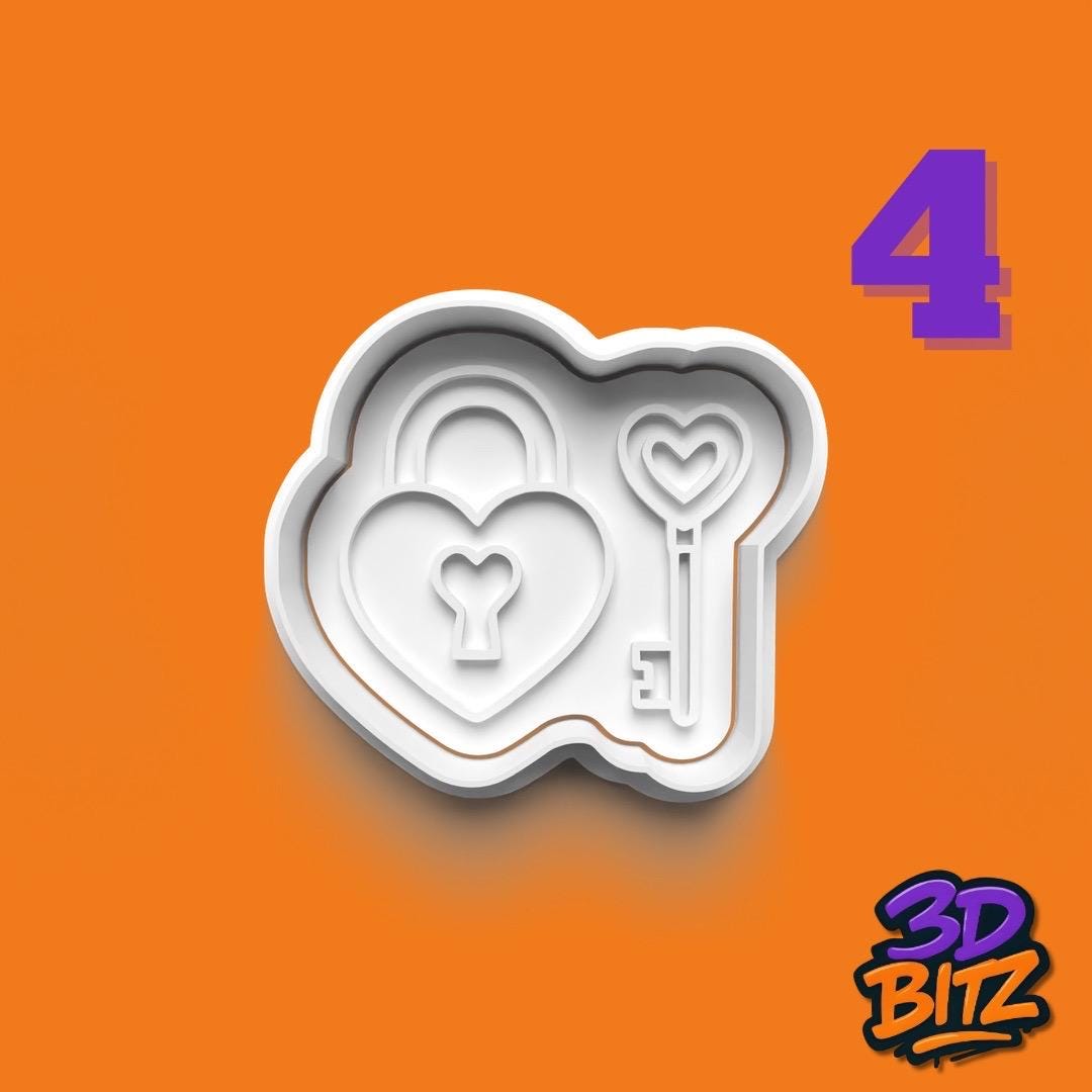 Love Hearts Cookie Cutter & Embosser Set