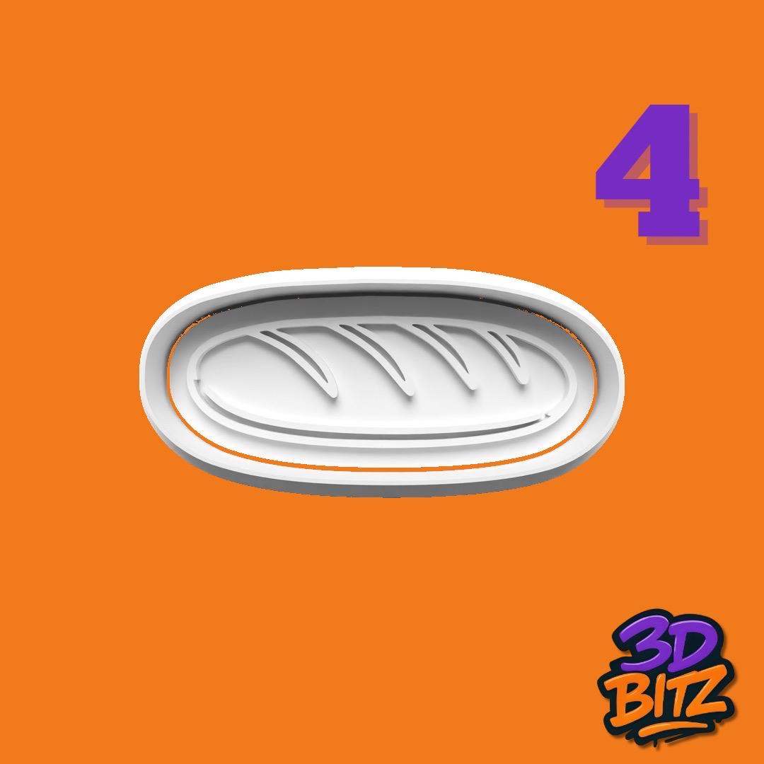 Bread and Bakery Cookie Cutter & Embosser Set