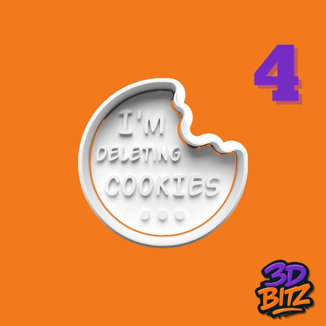 404 Error / Tech Support Cookie Cookie Cutter & Embosser Set