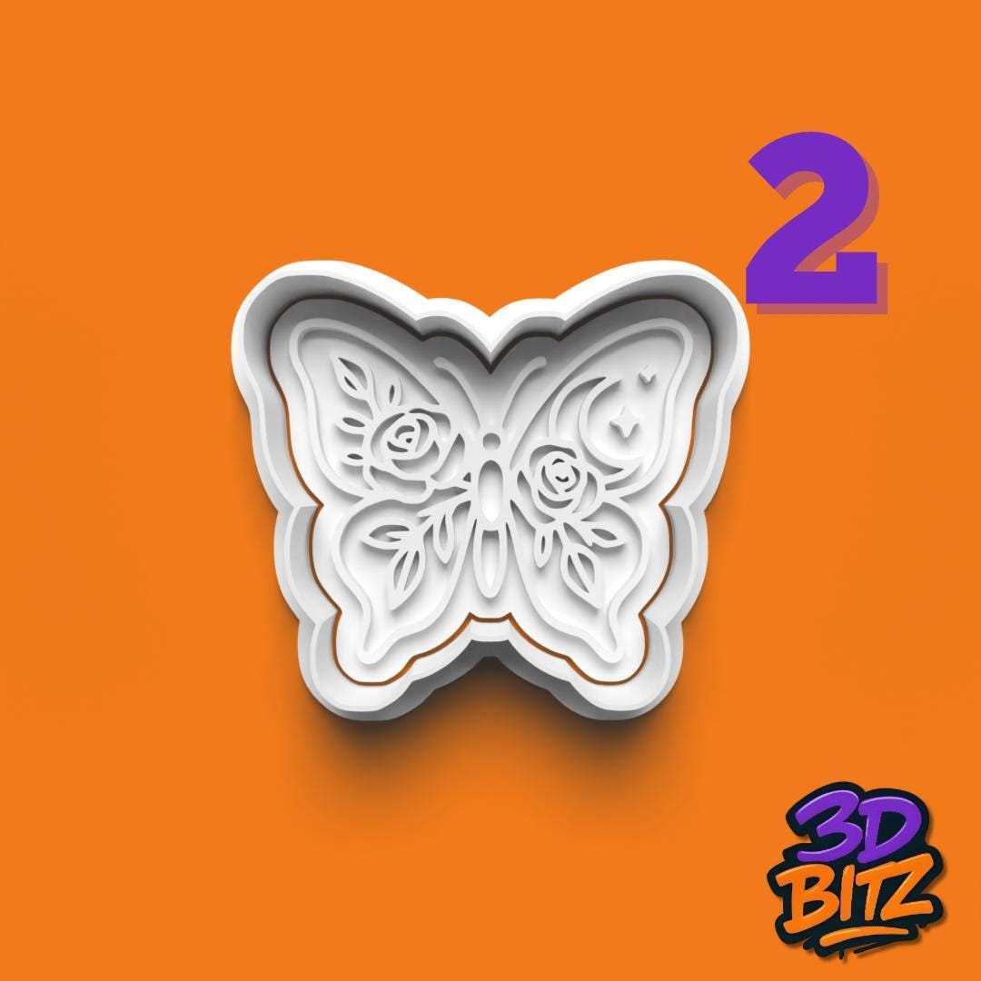 Butterfly Cookie Cutter Cookie Cutter & Embosser Set