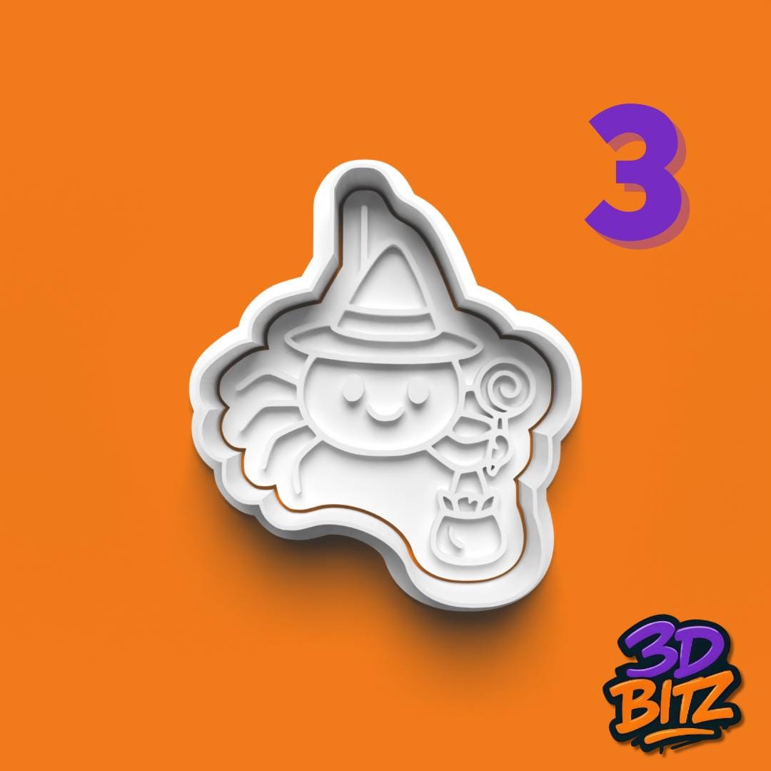 Halloween Cookie Cutter & Embosser Set