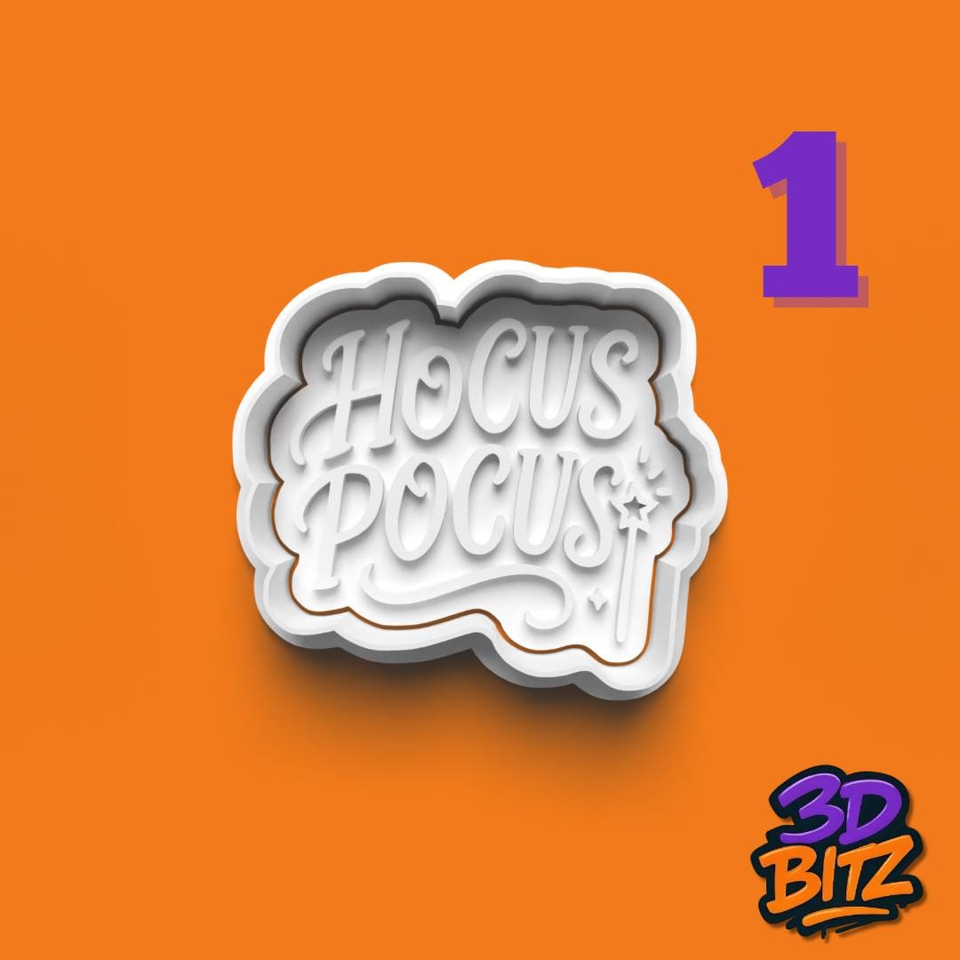 Halloween Phrase Cookie Cutter & Embosser Set