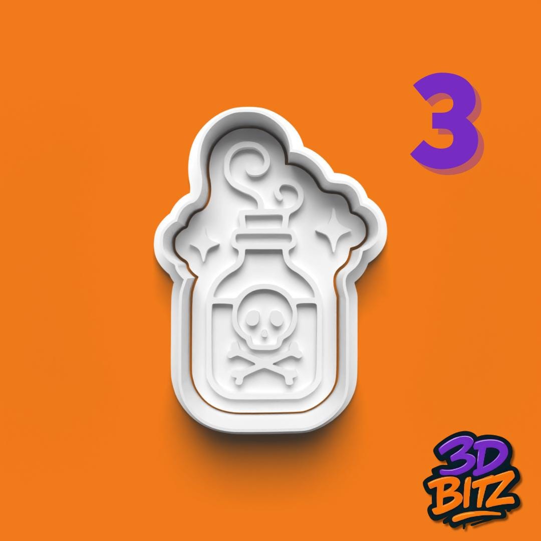 Halloween Cookie Cutter & Embosser Set