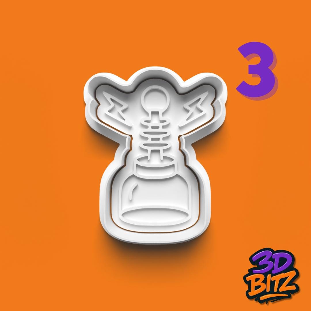 Frankenstein Halloween Cookie Cutter & Embosser Set| Spooky Baking Tools