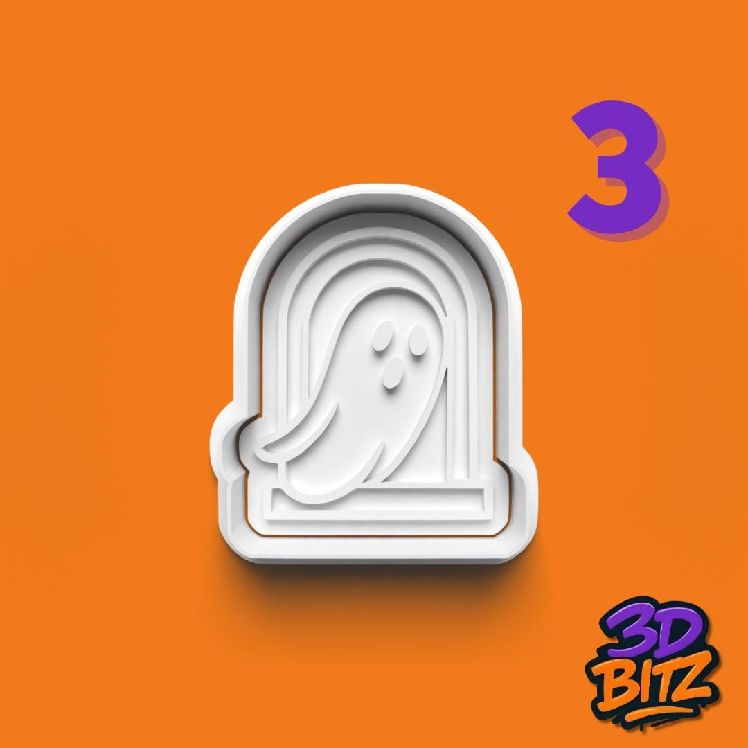 Halloween Cookie Cutter & Embosser Set