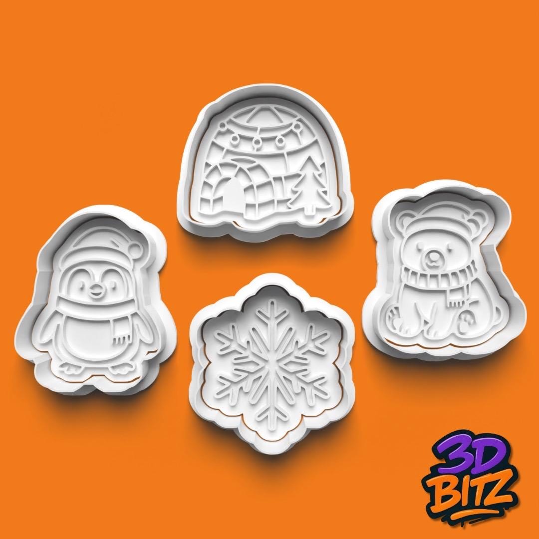 Winter Wonderland Cookie Cutter & Embosser Set