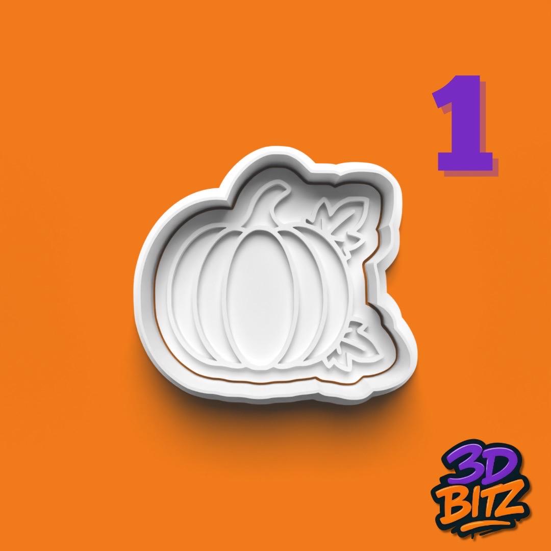 Pumpkin Patch Cookie Cutter & Embosser Set