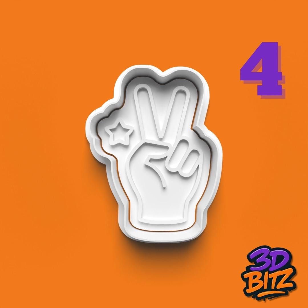 K-Pop Cookie Cutter & Embosser Set