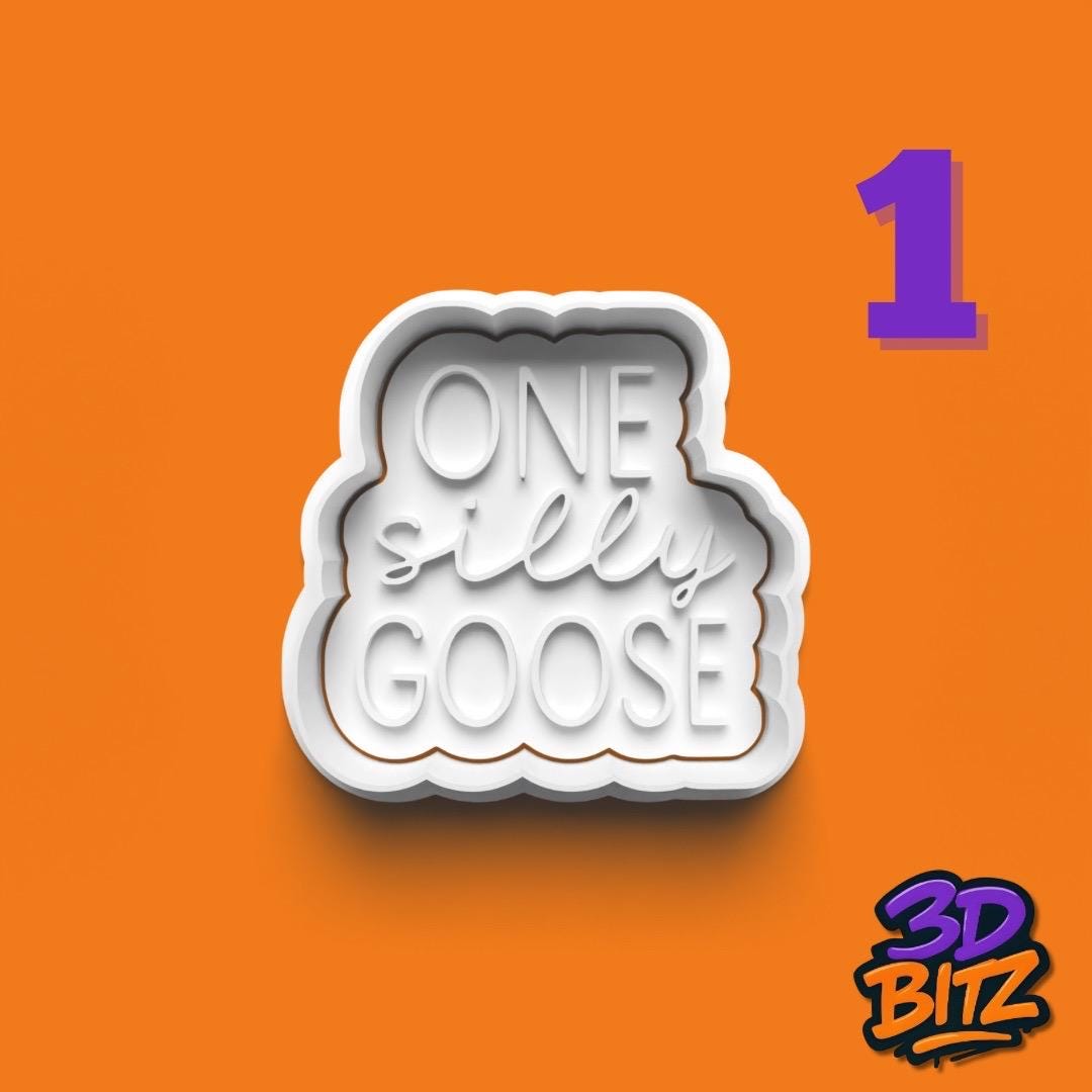 Silly Goose Cookie Cutter & Embosser Set