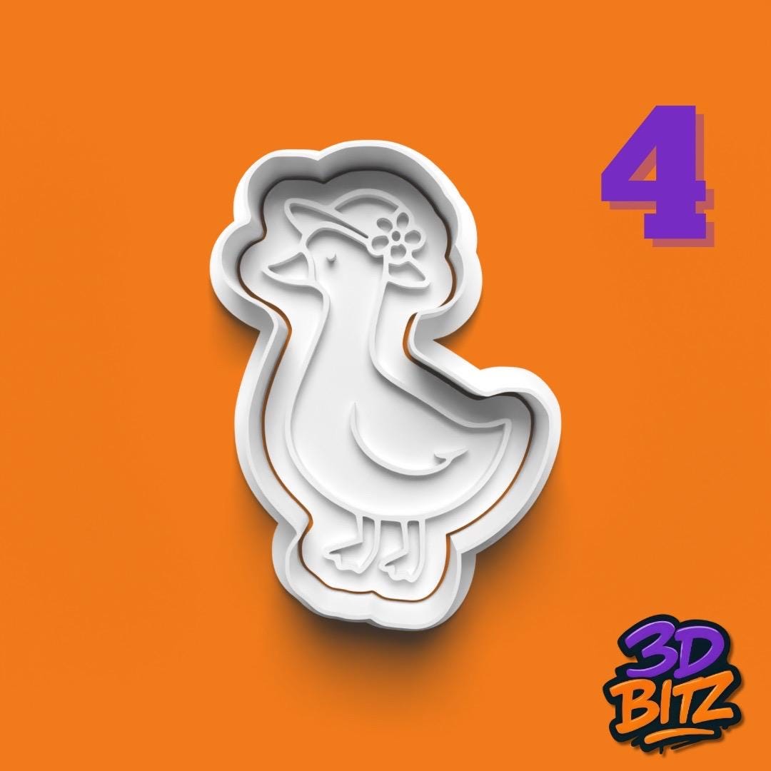 Silly Goose Cookie Cutter & Embosser Set