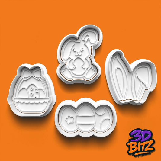 Easter Cookie Cutter & Embosser Set
