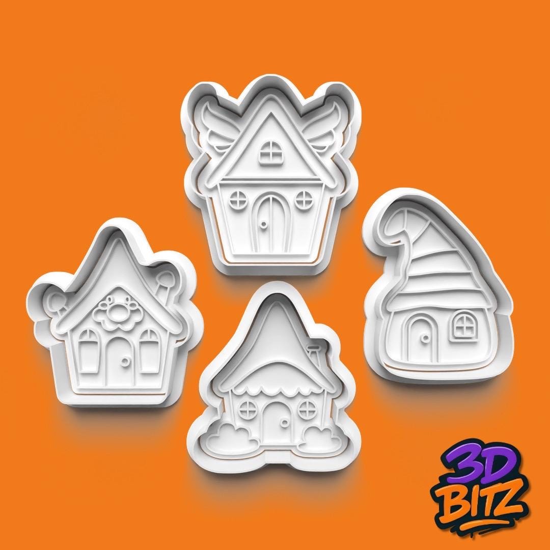 Fairy House Cookie Cutter & Embosser Set