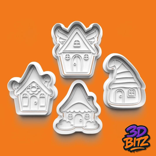 Fairy House Cookie Cutter & Embosser Set