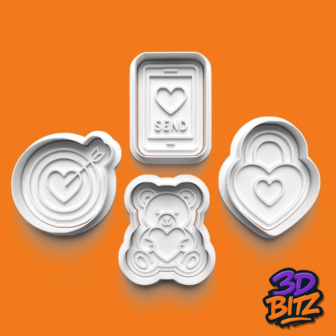 Love & Connection Cookie Cutter & Embosser Set