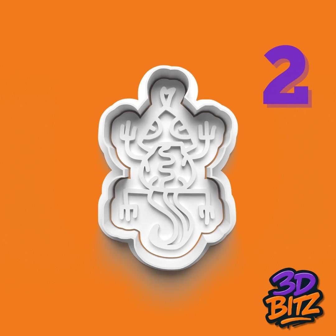 Tribal Aztec Cookie Cutter & Embosser Set