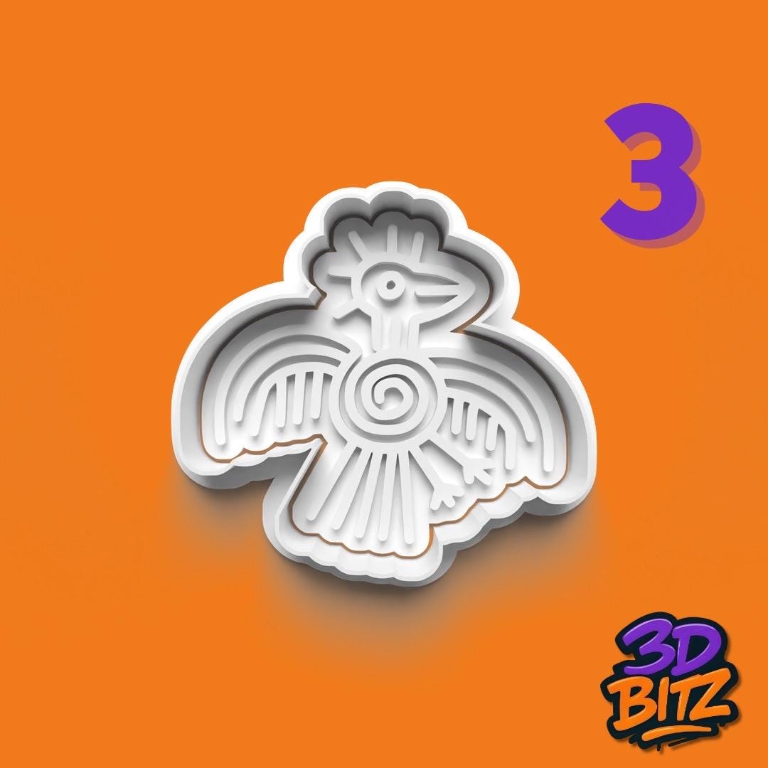 Tribal Aztec Cookie Cutter & Embosser Set