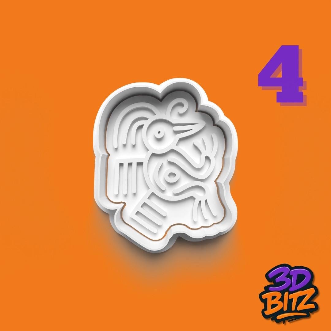 Tribal Aztec Cookie Cutter & Embosser Set