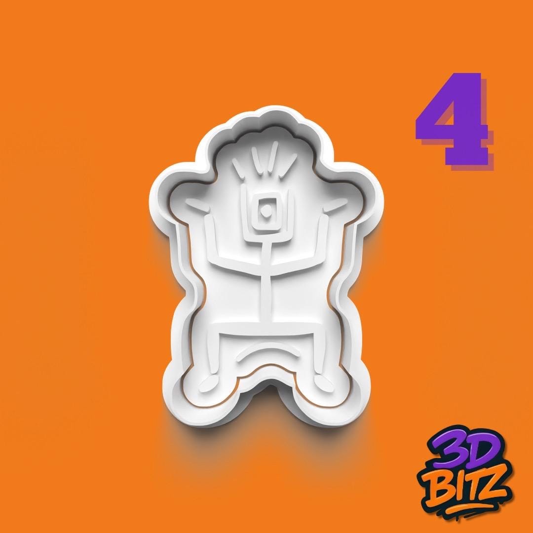 Aztec Symbol Cookie Cutter & Embosser Set