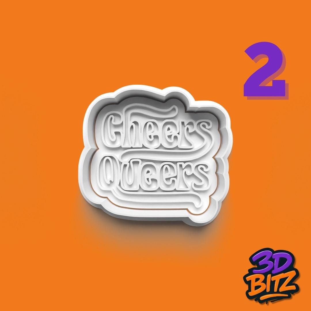 Pride LGBT Symbols Cookie Cutter & Embosser Set