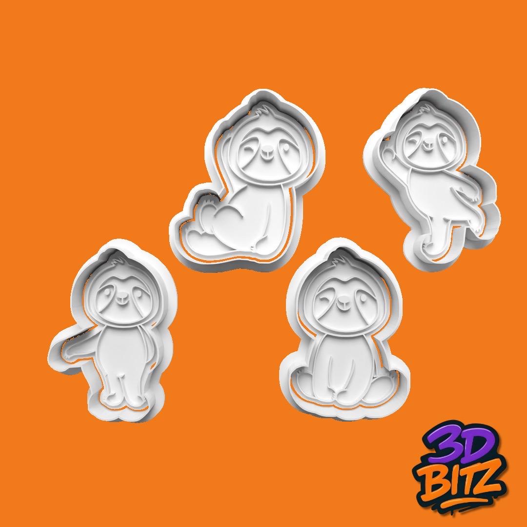 Sloth Cookie Cutter & Embosser Set