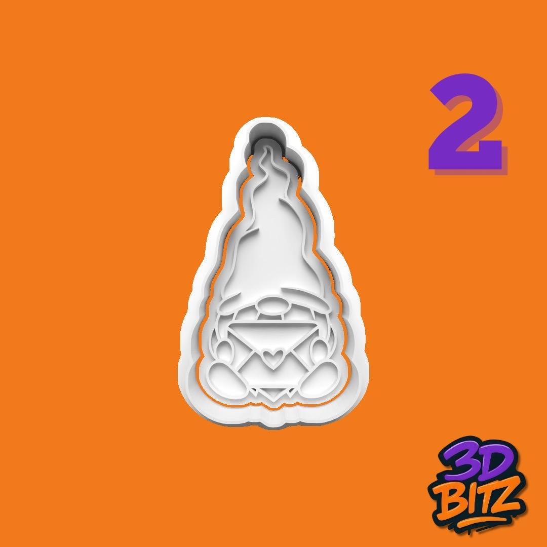 Gnome Cookie Cutter & Embosser Set