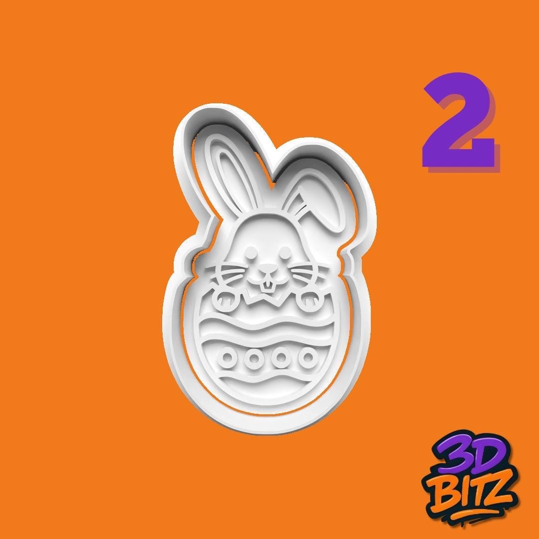Easter basket celebrations Cookie Cutter & Embosser Set