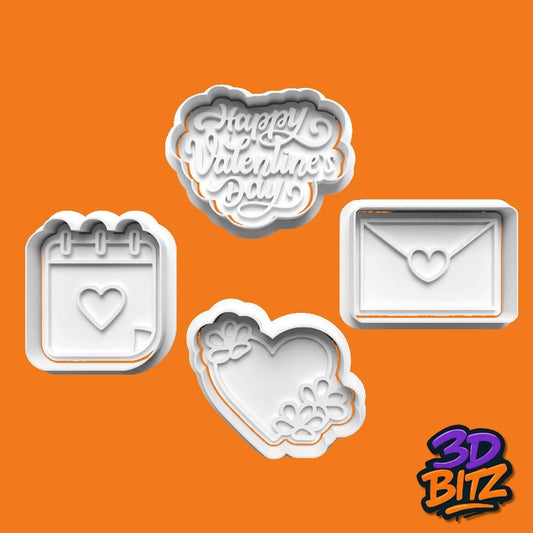 Valentine’s Cookie Cutter & Embosser Set