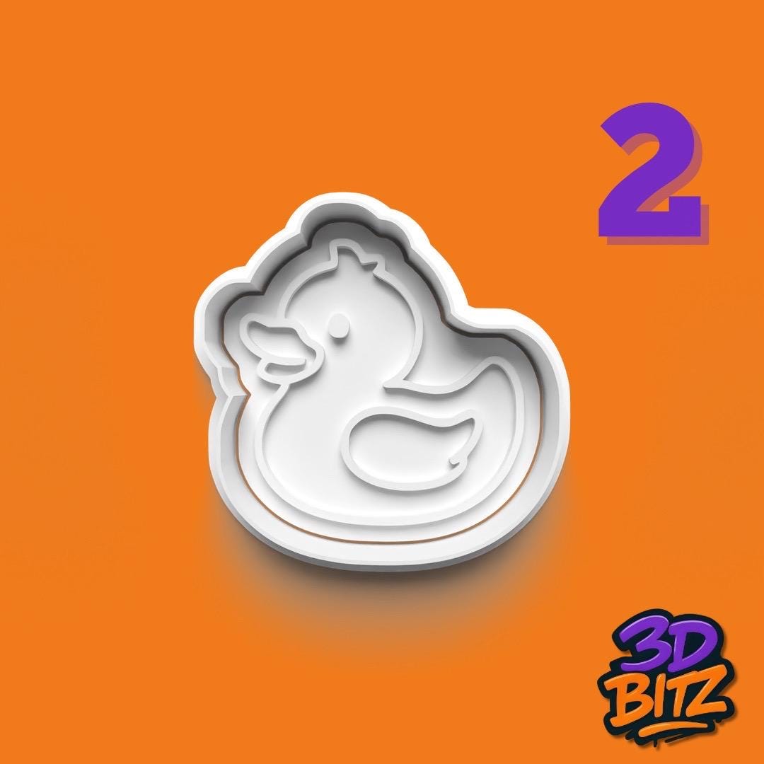 Bathroom Baby Cookie Cutter & Embosser Set