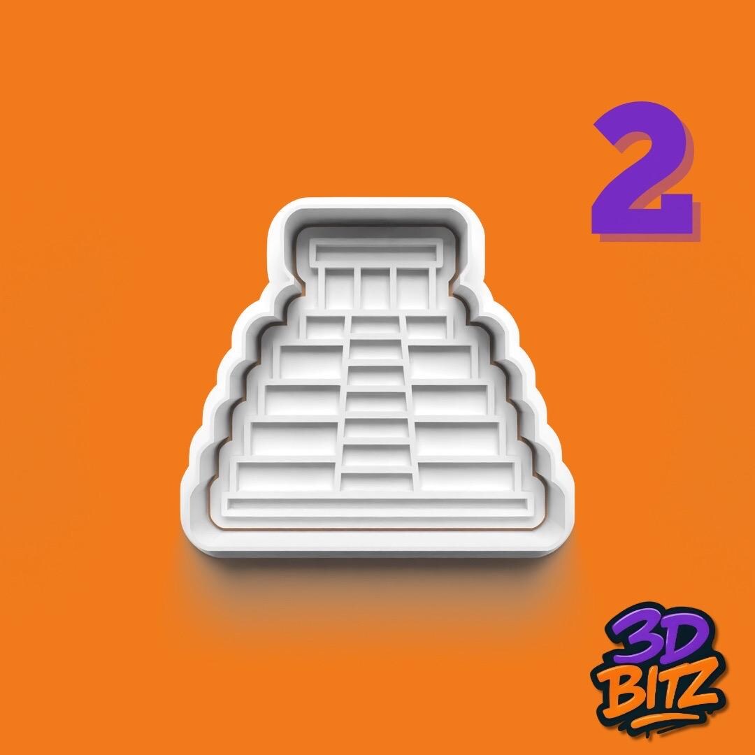 Aztec Symbol Cookie Cutter & Embosser Set