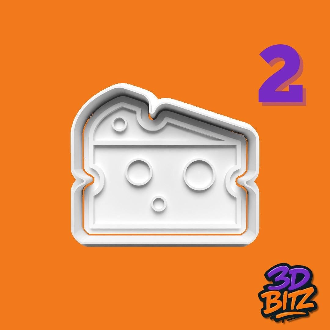 Mouse and Cheese Cookie Cutter & Embosser Set