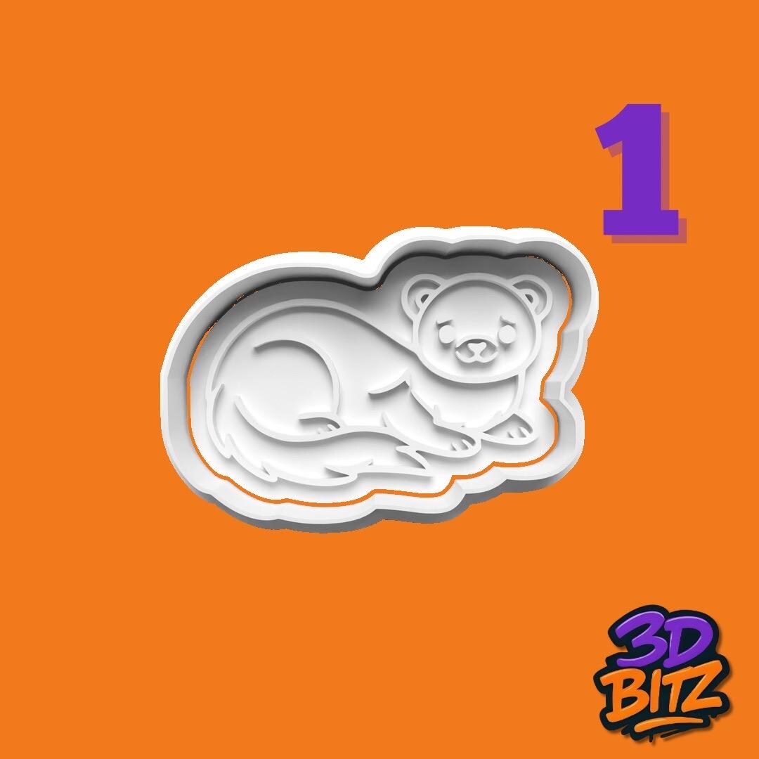 Ferret Cookie Cutter & Embosser Set