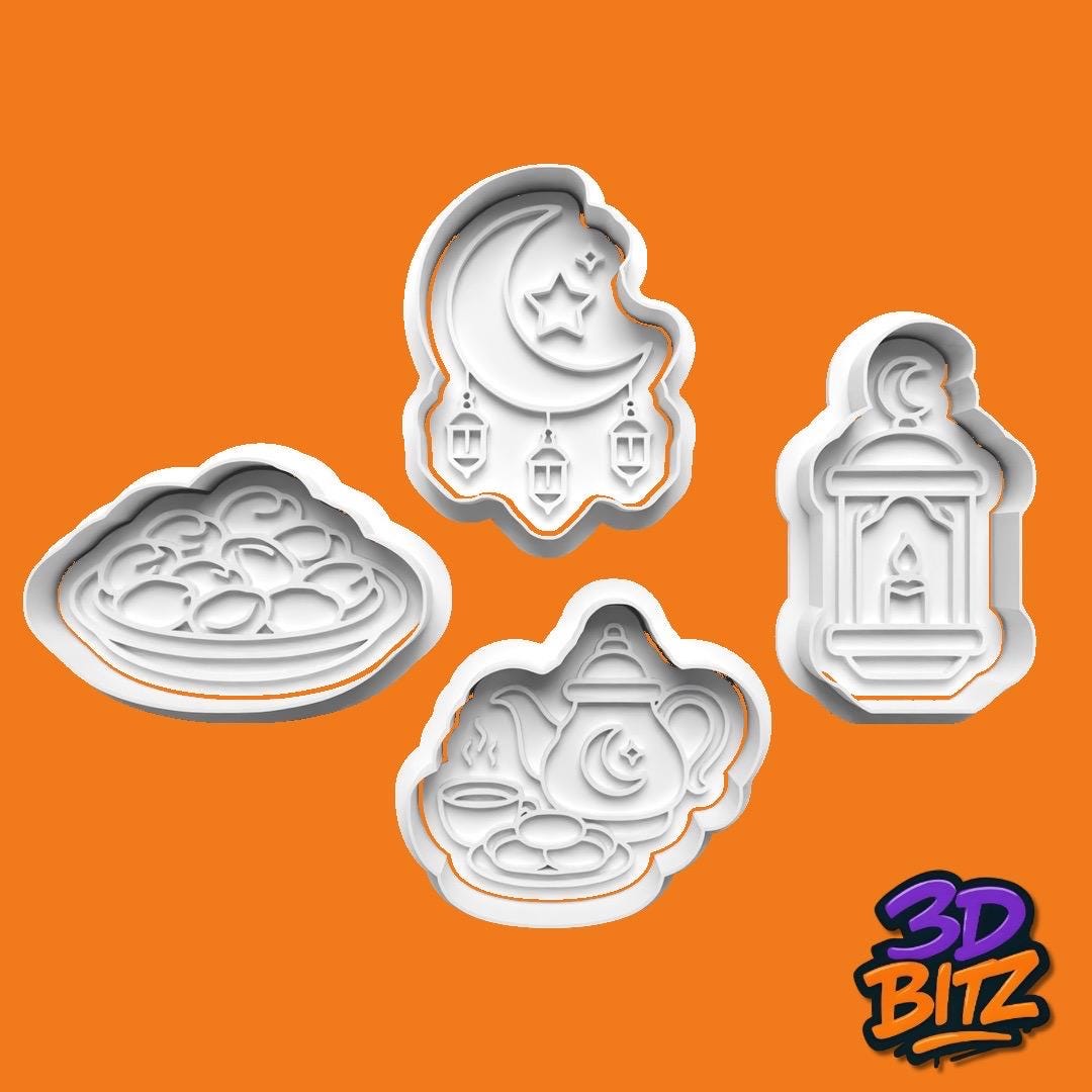 Ramadan Cookie Cutter & Embosser Set