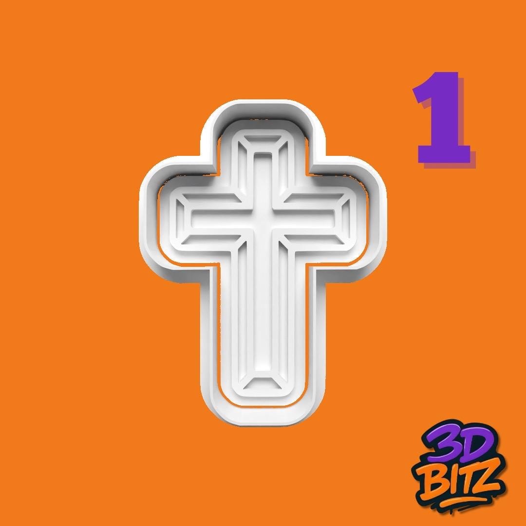 Faith Symbols Cookie Cutter & Embosser Set