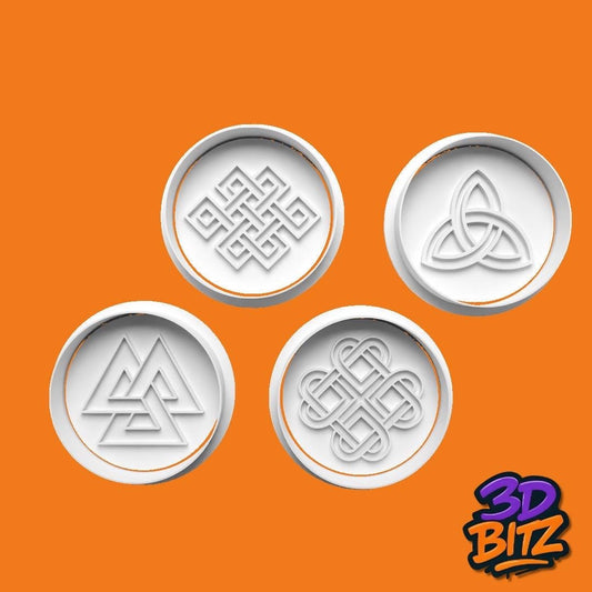 Celtic Symbol Cookie Cutter & Embosser Set