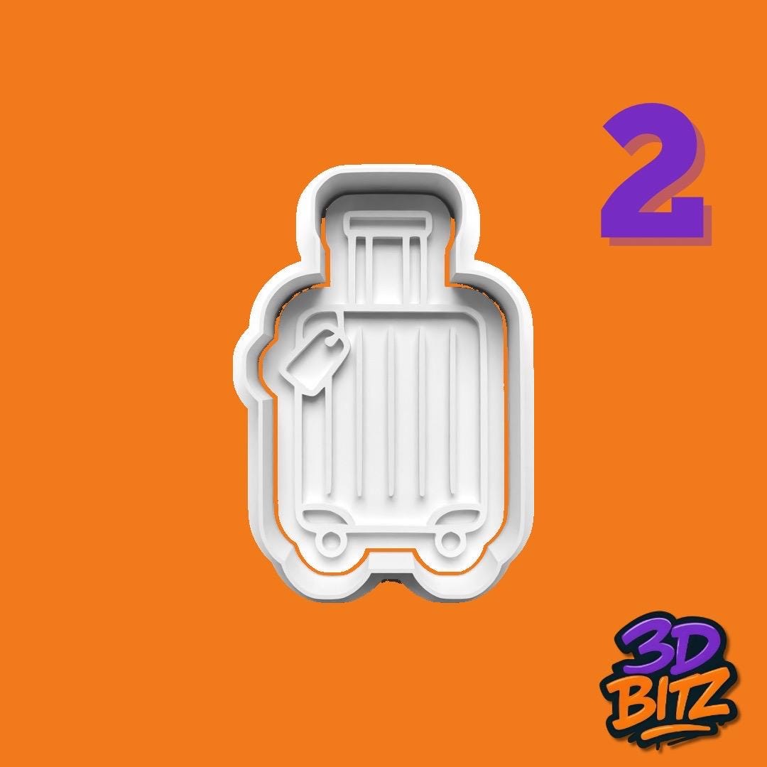 Travel Cookie Cutter & Embosser Set