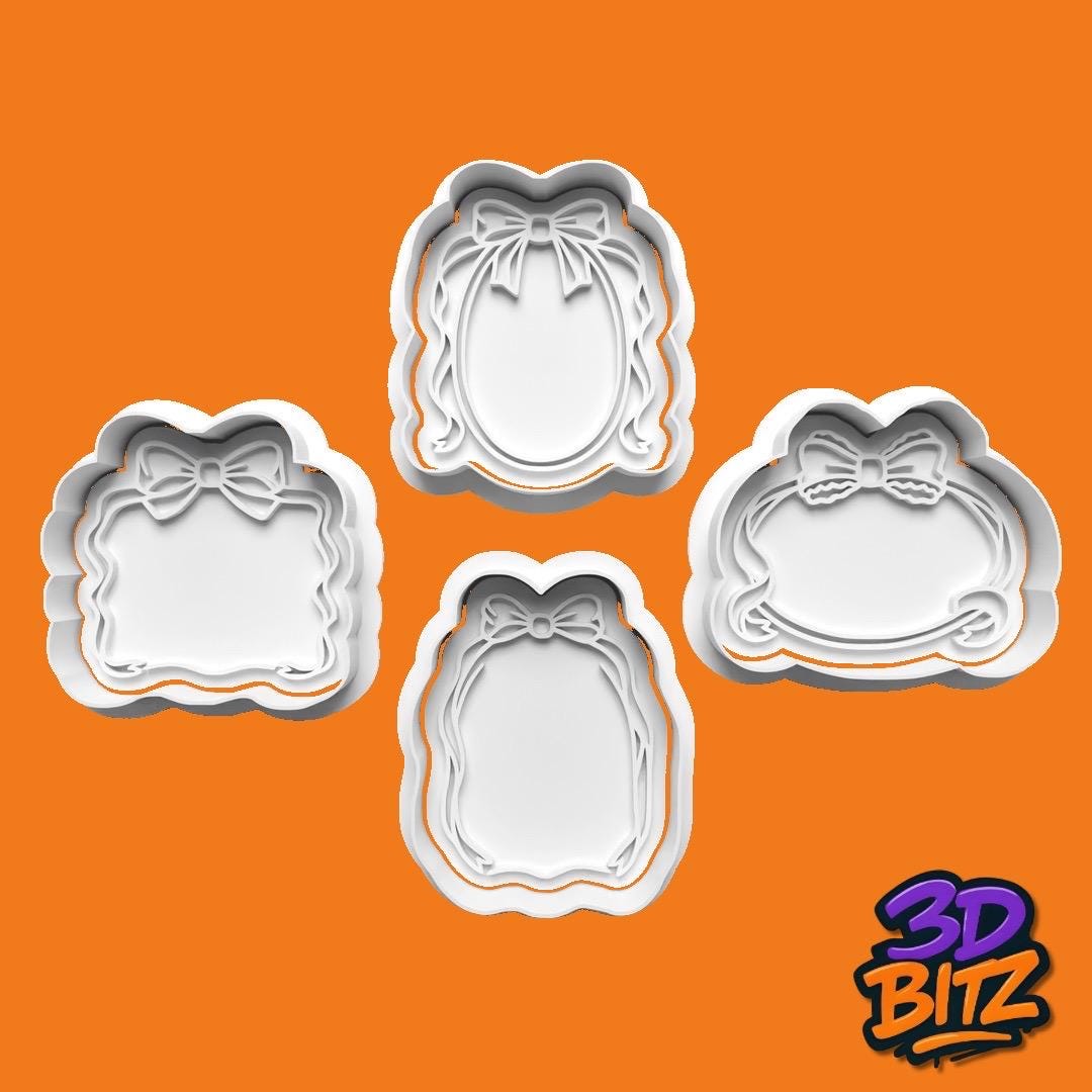 Decorative Frame Cookie Cutter & Embosser Set