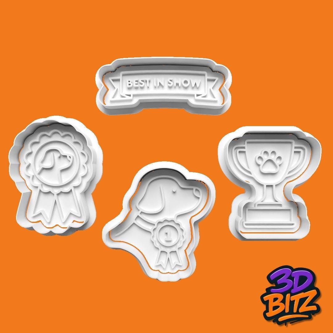 Dog Show Cookie Cutter & Embosser Set