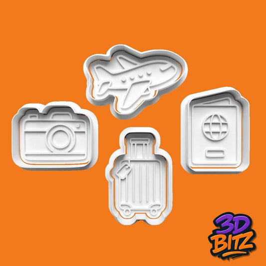 Travel Cookie Cutter & Embosser Set
