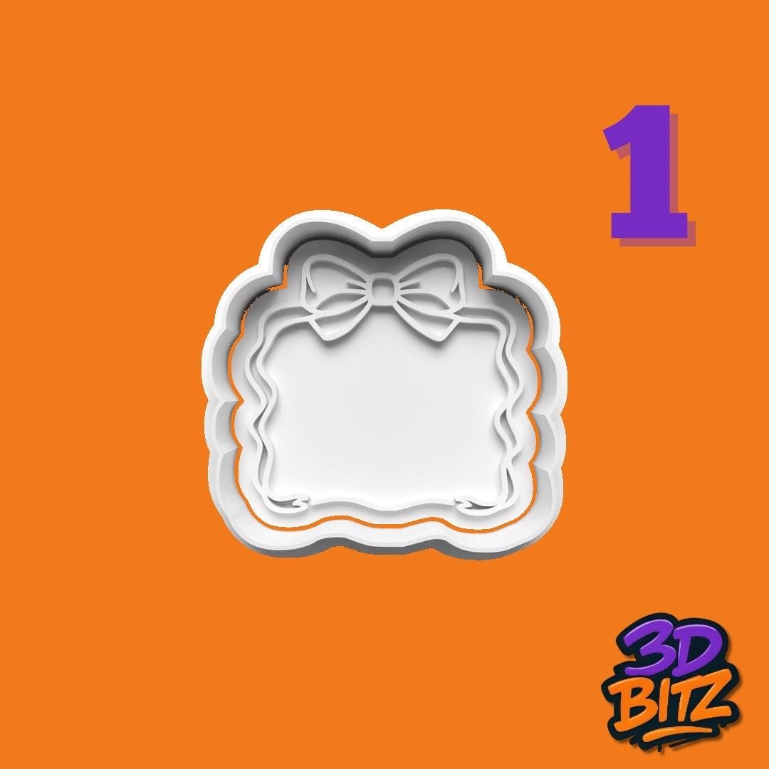 Decorative Frame Cookie Cutter & Embosser Set
