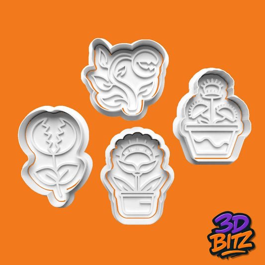 Venus Flytrap Cookie Cutter & Embosser Set