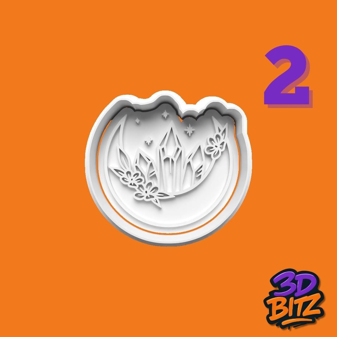 Crystal Fantasy Cookie Cutter & Embosser Set