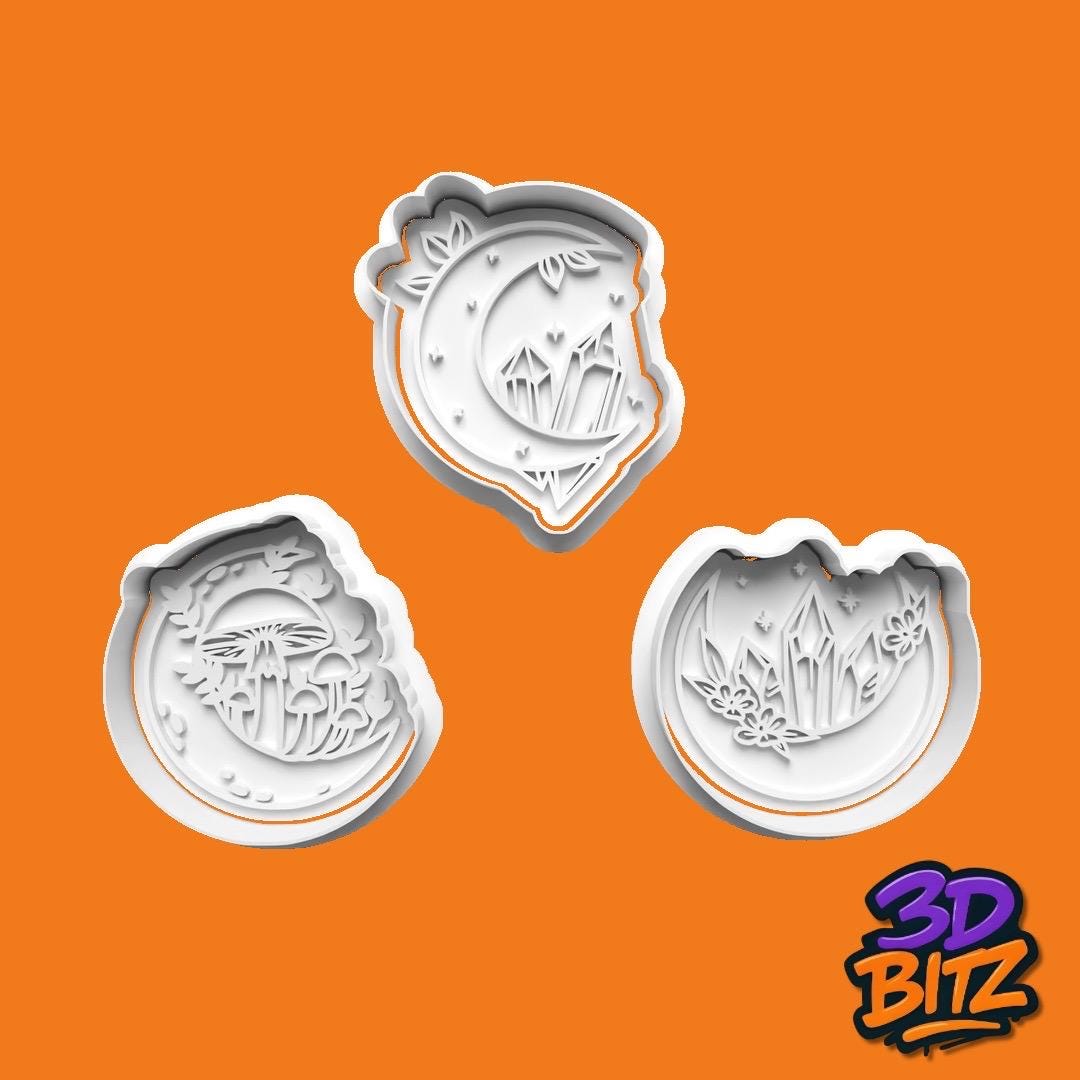 Crystal Fantasy Cookie Cutter & Embosser Set