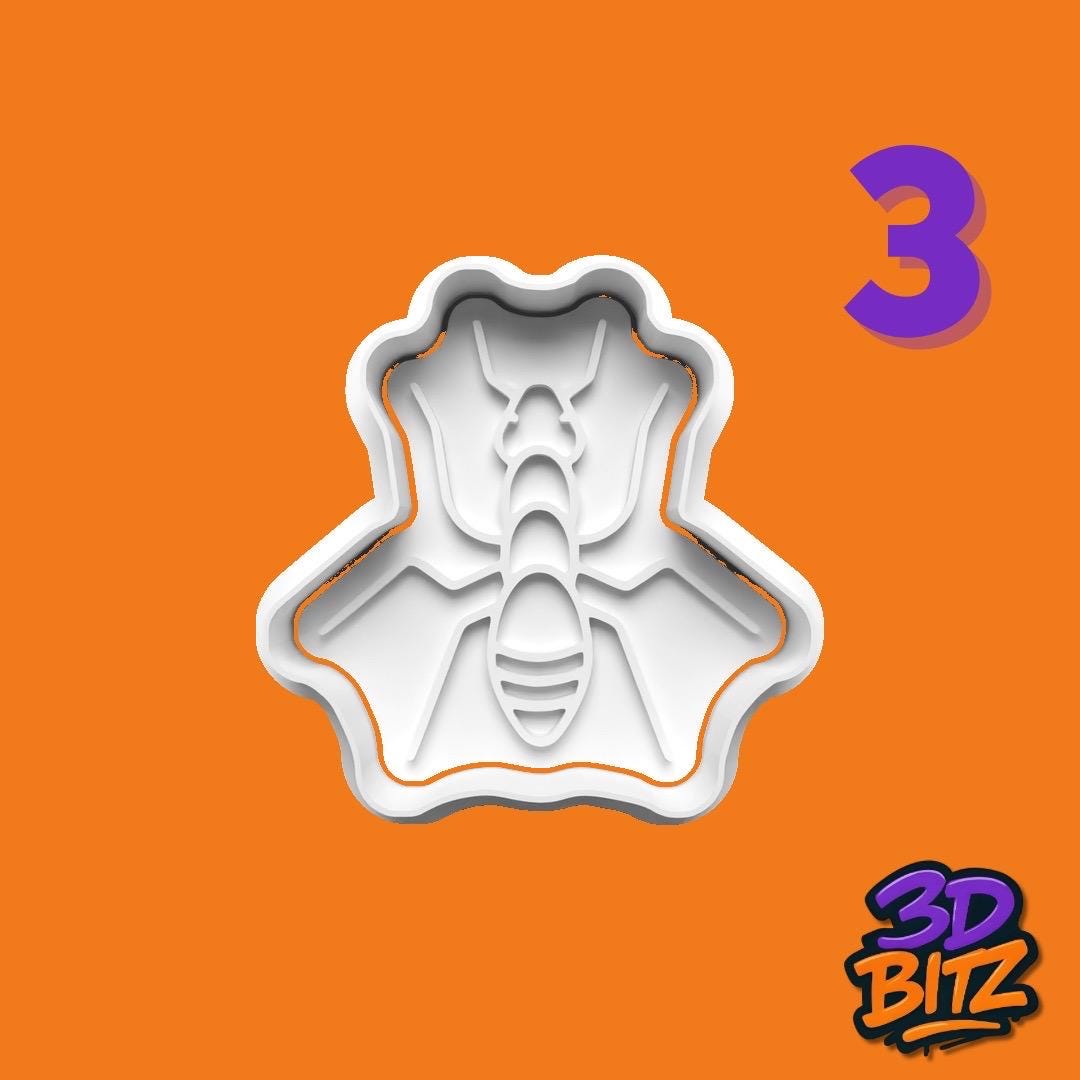 Bug Cookie Cutter & Embosser Set