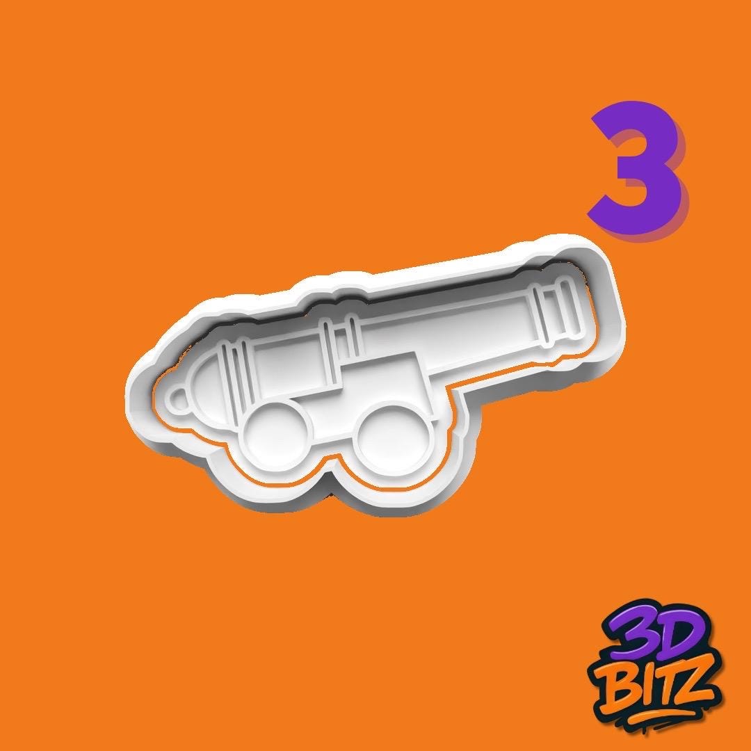 Pirate Cookie Cutter & Embosser Set