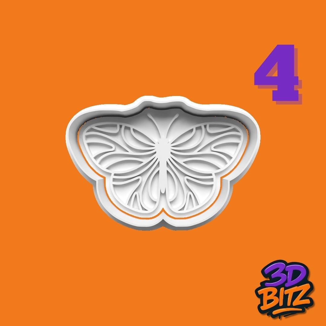 Butterfly Cookie Cutter & Embosser Set