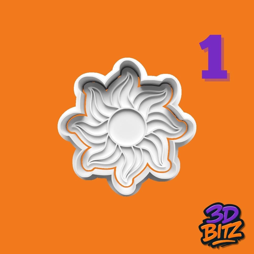 Sun & Moon Cookie Cutter & Embosser Setcupcake