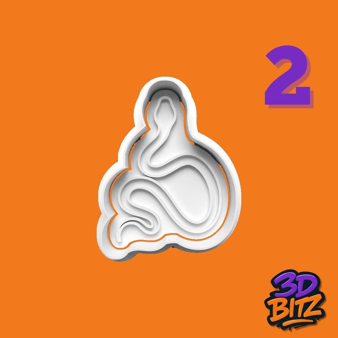Snake Cookie Cutter & Embosser Set