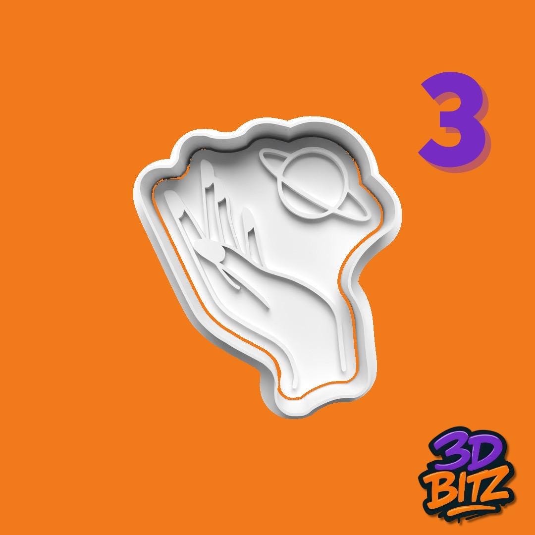 Mystic Symbol Cookie Cutter & Embosser Set